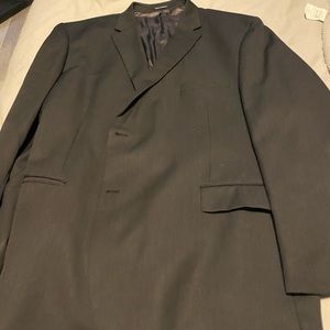 Mens Black Suit Jacket Pronto Uomo Platinum 54L